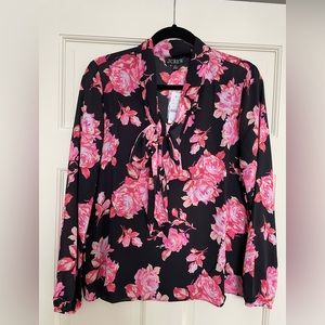 J Crew tie neck blouse. Size M